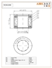 3/8"x5/8"x1/2", 0.3750x0.6250x0.5000, RC-061008, Inch, One Way Bearings, INA HFZ 061008, Torrington RC-061008, Consolidated  RC-3/8, ABEC357.