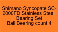 Shimano Syncopate SC-2000FD Stainless Steel Bearing Set, ABEC357.