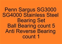 Penn Sargus SG4000 Stainless Steel Bearing Set, ABEC357.