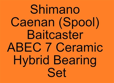 #FR-093C-SALT, #FR-093C-OS LD, #FR-093C-ZZ # 7 LD, #FR-093C-Y LD, #FR-093 LD, Shimano Caenan (Spool) Baitcaster ABEC 7 Bearing set, ABEC357.