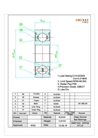 SMR103C-ZZ/P58 #7 LD, 3x10x4 mm, Q-SMR103C-ZZ/P58 #3 AF2, Ceramic Hybrid ABEC 7 Metal Shielded Bearing.