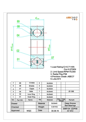 4x10x4 mm, SMR104-ZZ/P58 #7 AF2.