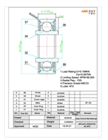 SR144C-ZZEE/P25 A5 AF2, 1/8x1/4x7/64, SR144-ZZEE #5 PS2, SSRI-418ZZEE, Ceramic Hybrid ABEC 5 Metal Shielded Extended Inner Ring Bearing.