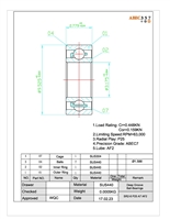 1/8x3/8x7/64", SR2-6 P25 A7 AF2, ABEC357