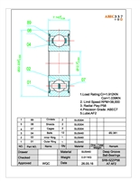 SR6-5ZZ/P58 A7 AF2, 1/2"x7/8"x9/32", Penn 55-80ST, 055-1183879, 1183879,  SR6-5ZZC #3 PS2, R6-5ZZC PS2, SR6-5ZZ SRI-2, ABEC357.