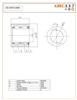 SS-EWC1008, 10x16/17x8 MM, Fishing one way bearings, â€‹Stainless Steel Anti-Reverse One Way Roller Clutch Bearing.