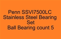 Penn Spinfisher VI Long Cast SSVI7500LC Stainless Steel Bearing Set, ABEC357.