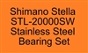 Upgrade reel performance Shimano Stella STL-20000SW, 14 replacement bearings, Super Tune Bearings, ABEC357, Stainless Steel Metal Shielded Bearings, Stella 18000SW, 20000SW, SW18000HG, SW20000PG .