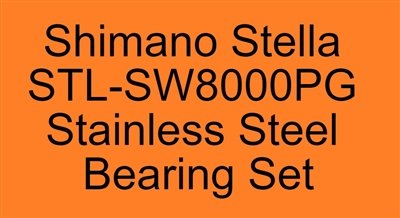 Upgrade reel performance Shimano Stella STL-SW8000PG, 14 replacement bearings, Super Tune Bearings, ABEC357, Stainless Steel Metal Shielded Bearings, Stella SW8000HG, SW8000PG, SW10000PG, SW14000XG (13).