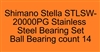 Shimano Stella STLSW-20000PG Stainless Steel Bearing Set, ABEC357.