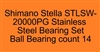 Upgrade reel performance Shimano Stella STLSW-20000PG, 14 replacement bearings, Super Tune Bearings, ABEC357, Stainless Steel Metal Shielded Bearings, 14 Bearings in Set.