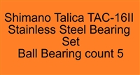 Shimano Talica TAC-16II Stainless Steel Bearing Set, ABEC357.