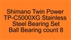Shimano Twin Power TP-C5000XG Stainless Steel Bearing Set, ABEC357.