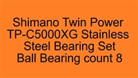 Shimano Twin Power TP-C5000XG Stainless Steel Bearing Set, ABEC357.