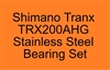 Shimano Tranx TRX200AHG / TRX201AHG Stainless Steel Bearing Set, ABEC357.