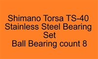 Shimano Torsa TS-40 Stainless Steel Bearing Set, ABEC357.