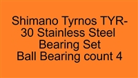 Shimano Tyrnos TYR-30 Stainless Steel Bearing Set, ABEC357.