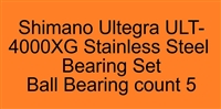 Shimano Ultegra ULT-4000XG Stainless Steel Bearing Set, ABEC357.