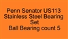 Penn Senator US113 US113N US113W Stainless Steel Bearing Set, ABEC357.