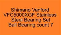 Shimano Vanford VFC5000XGF Stainless Steel Bearing Set, ABEC357.