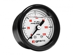 Grams Performance 0-120 PSI Fuel Pressure Gauge - White G2-99-1200W