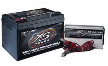 XS Power XP1000 Battery With HF1615 16V, 15A IntelliCharger