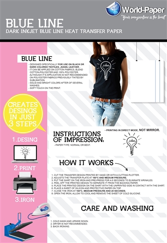 How to print onto a black t-shirt using Inkjet Dark Transfer Paper 