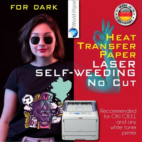 Free Style Dark Self-Weeding Laser Transfer Paper