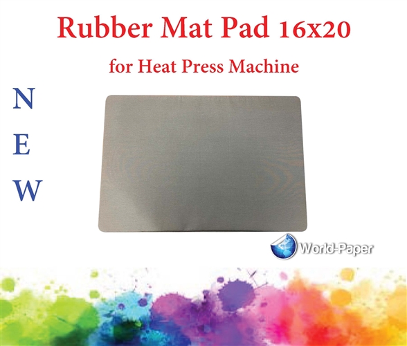 Rubber Mat Pad for Heat Press Machine 16x20