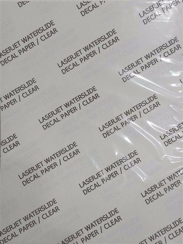 China OEM Manufacturer Heat Transfer Paper On Polyester - Laser waterslide  decal paper clear – Alizarin manufacturers and suppliers