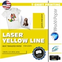 Laser Soft Fabric Transfer Yellow Line