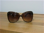 Pattern Play Oversized Fashion Sunglasses Brown