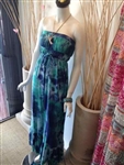 Tie-Dye Long Dress Blue