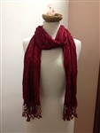 So Simple Scarf Burgundy