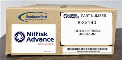 Advance OEM Part # 8-33140 Filter Cartridge 460-560Mm