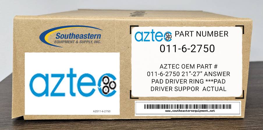 Aztec OEM Part # 011-6-2750 21''-27'' ANSWER PAD DRIVER RING ***PAD DRIVER SUPPOR
