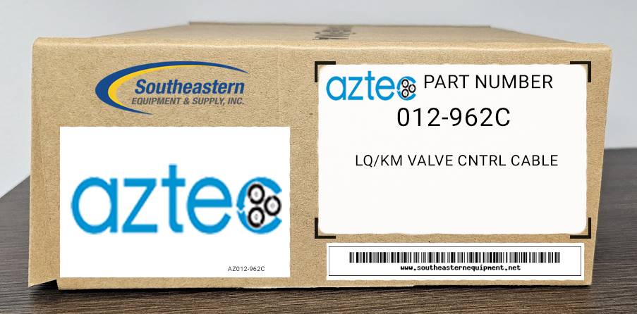 Aztec OEM Part # 012-962C Lq/Km Valve Cntrl Cable