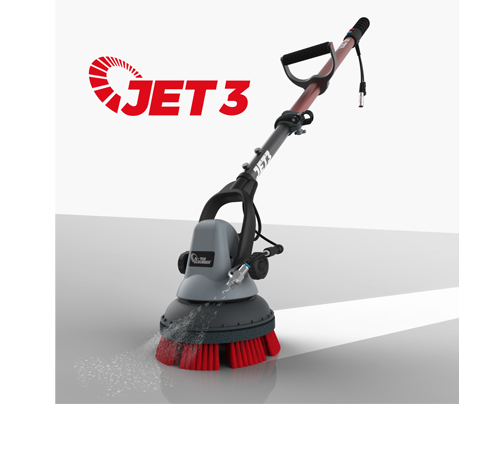 Demo MotorScrubber JET3 Kit Battery Scrubber with Backpack