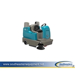 New Tennant S16 Battery-Powered Compact Ride-On Sweeper