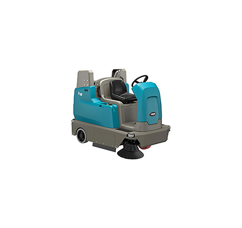 New Tennant S16 Battery-Powered Compact Ride-On Sweeper