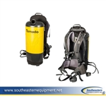 Tornado Pac-Vac Aircomfort 10 quart Backpack Vacuums Harness Technology