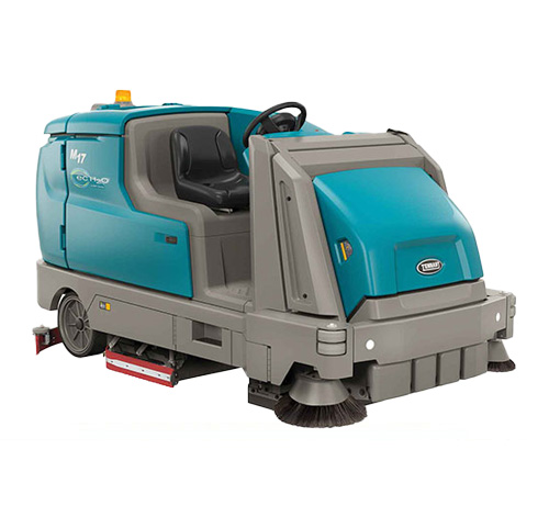 Reconditioned Tennant M17 Battery Rider Sweeper Scrubber w/ ec-H2O