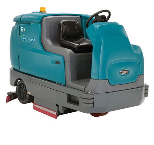 Reconditioned Tennant T17 Cylindrical Battery Floor Scrubber w/ ec-H20