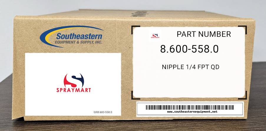 Aftermarket Spraymart Part # 150933 Nipple 1/4 Fpt Qd