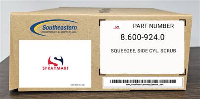 Aftermarket Tennant Part # 81555 Squeegee, Side Cyl. Scrub