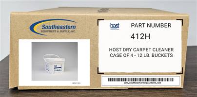 Host OEM Part # 412H Carton of four (4) buckets, each bucket 12 lbs. (5.4 kg.)