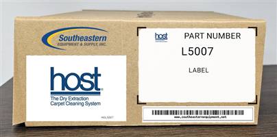 Host OEM Part # L5007 Label