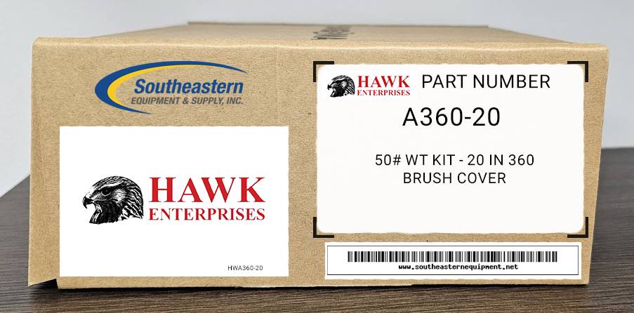 Hawk Enterprises OEM Part # A360-20 50# Wt Kit - 20 In 360 Brush Cover