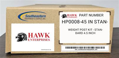 Hawk Enterprises OEM Part # HP0008-45 IN STANDRD Weight Post Kit - Standard 4.5 Inch