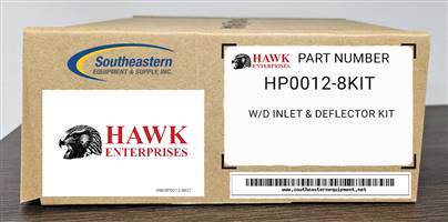 Hawk Enterprises OEM Part # HP0012-8KIT W/D Inlet & Deflector Kit